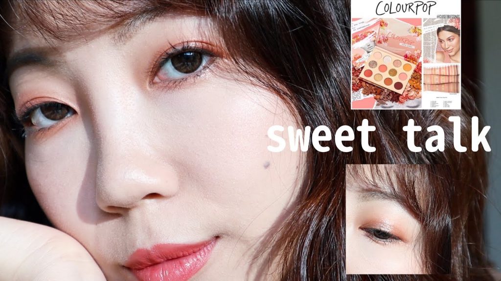 愛用品妝容:COLOURPOP SWEET TALK Shadow Palette打造韓妞閃亮眼妝|Urban Decay新遮瑕|BOM BOM PENG 蹦蹦