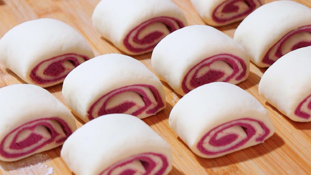 原来紫薯馒头做法这么简单,好看又好吃,省时又省力,当早餐正合适【刘姐厨房 Magic Food】