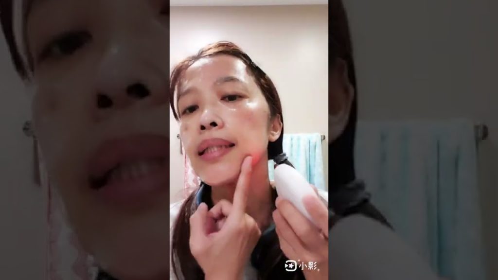 🍒#臉部拉提七分鐘見效🤩#紅砭石溫感按摩儀🥰 #三隻斑馬🍓#紅外線經絡按摩#刮痧🥰#臉部拉提簡易手法