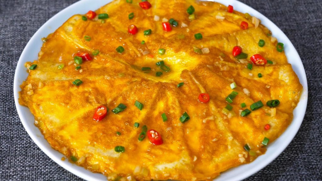 最近很火的鸡蛋豆腐新吃法,饭店38一盘,在家成本不到5元真解馋Egg tofu recipe