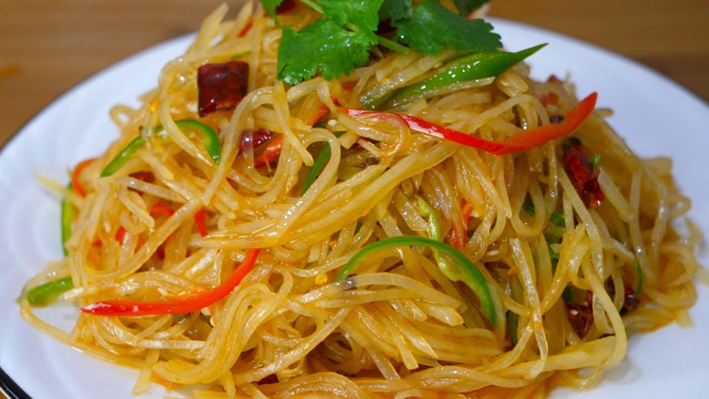 家常菜“炝拌土豆丝”正确做法,爽脆开胃,下酒又下饭,做法简单Shredded Potato Recipe