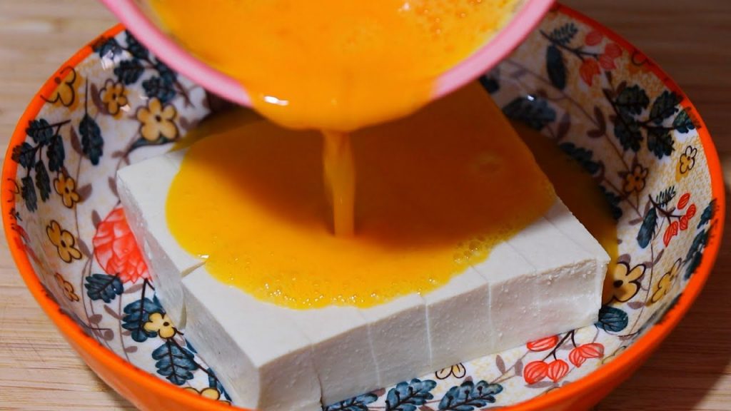 豆腐裏淋入兩個雞蛋,教你豆腐好吃做法,不粘鍋,鮮香又嫩滑【劉姐廚房 Magic Food】