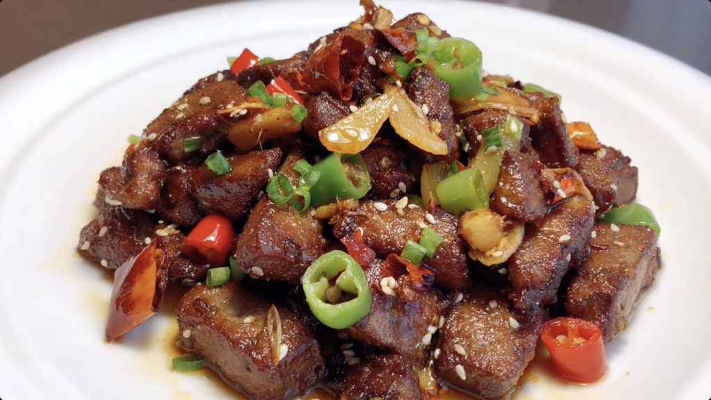 這才是豬肝最好吃的做法!大廚教你豬肝的新吃法,講解詳細,香辣入味下酒又下飯!