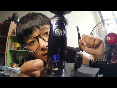 【名人開盒味】盆景推薦✨ 4D多用途沖洗電動剃須刀|清潔、鼻毛、美髮只需一機搞定!
