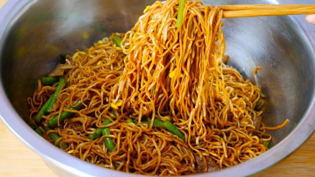 面条这样做太好吃了,一周吃上7次都不腻,一次做一锅都不够吃noodles