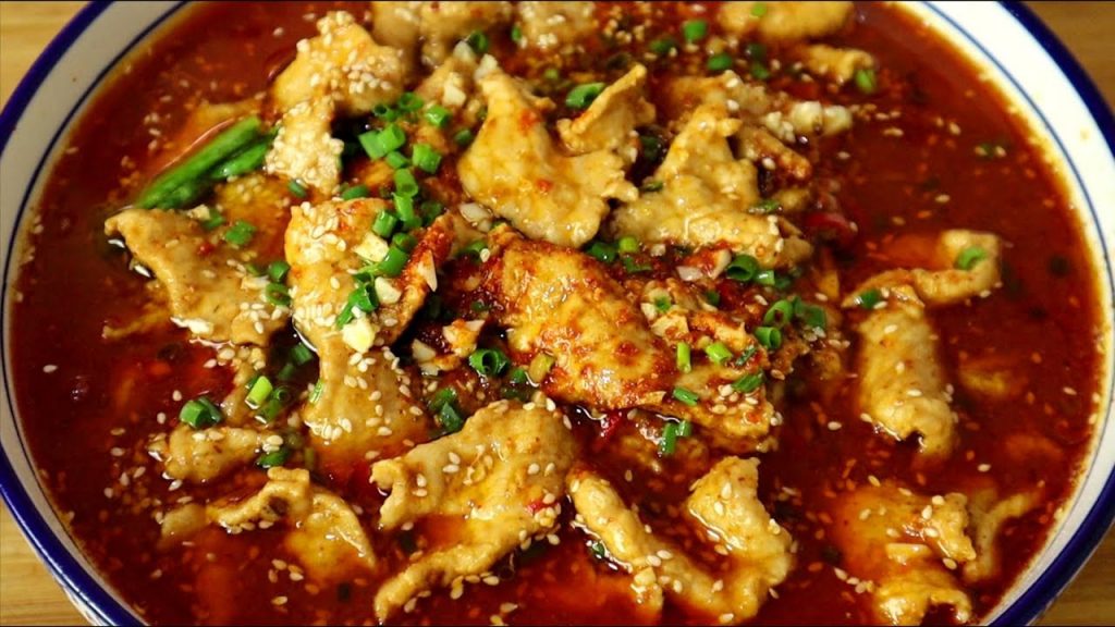 这才是“水煮肉片”的正宗做法,大厨详细讲解,不等看完就饿了Poached Pork Slices