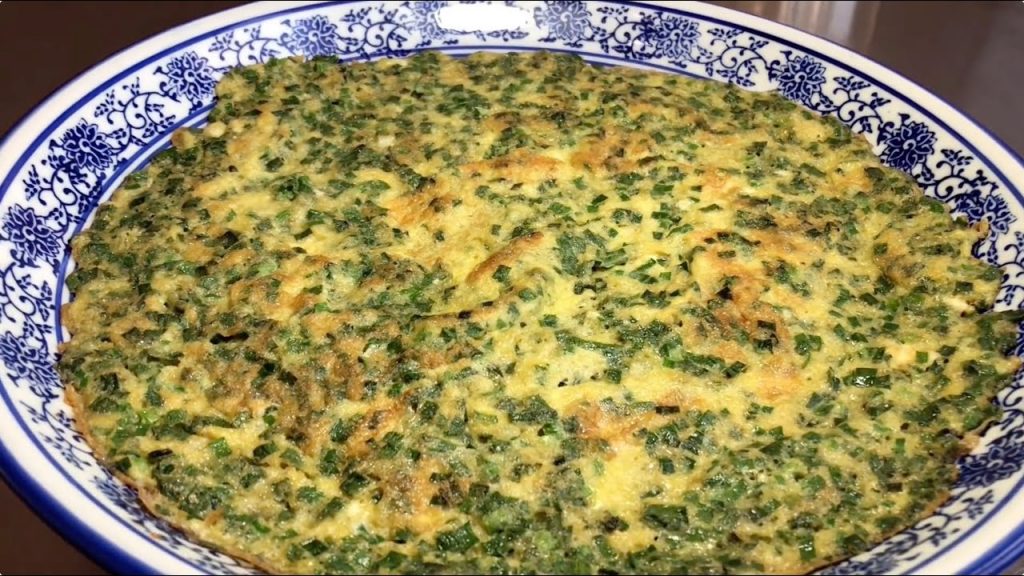 大廚教你韭菜攤雞蛋的做法,步驟詳細,外焦里嫩,下酒又下飯