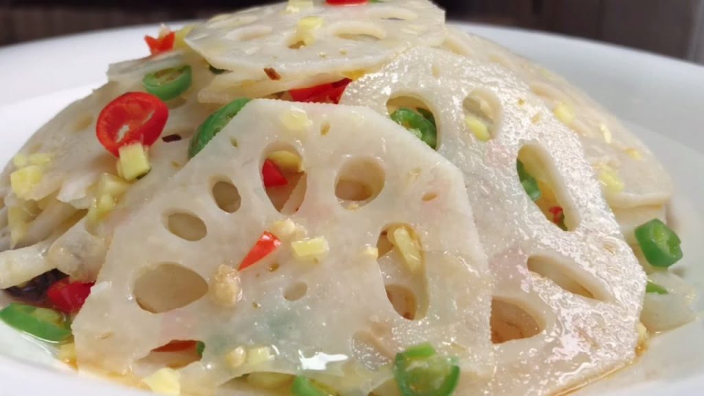 這才是“涼拌藕片”好吃又簡單做法,大廚教你技巧,清脆爽口酸辣開胃 Lotus root salad