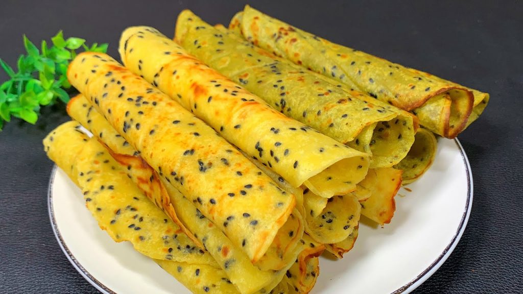 没有蛋卷机,教你土方法在家做蛋卷,一分钟一张,酥脆美味【刘姐厨房 Magic Food】#蛋卷 #鸡蛋