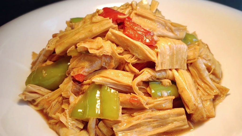 廚師長教你【炒腐竹】的家常做法,清淡不油膩,好吃又下飯