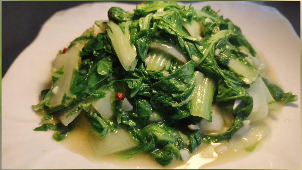 廚師長教您做道【熗炒小白菜】,色澤透亮,口感脆爽,給肉都不換