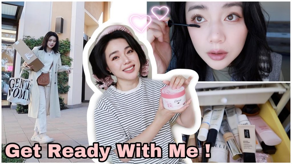 GRWM 🌸 5分鐘鐘聲快速出發 日常衣物、喜愛的顏色護理、身體護理