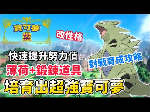 培育超強的寶可夢數值大提升|快速提升努力值改性格買薄荷種族值個體值|力量鍛鍊道具對戰PVP必備育成準備吉利蛋蛋信使鳥包包|遊戲攻略捕捉地點新手教學【寶可夢朱紫】