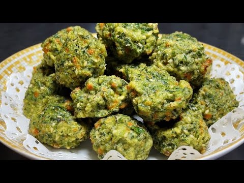 廚師長教你蒿菜丸子的家常做法,步驟詳細,外酥里嫩下酒又下飯【留意美食】#蒿菜丸子 #蒿菜