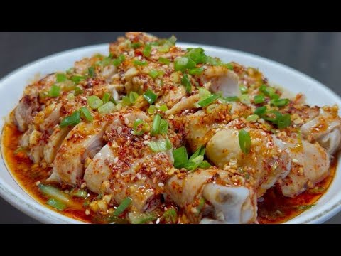 廚師長教你口水雞的家常做法,步驟詳細,麻辣鮮香下酒又下飯【留意美食】#口水雞 #口水雞做法 #雞做法