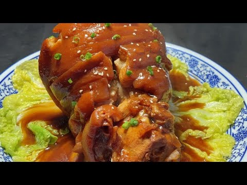 廚師長教你年夜飯紅燒肘子家常做法,步驟詳細,軟爛入味肥而不膩【留意美食】#紅燒肘子 #年夜飯 #肘子