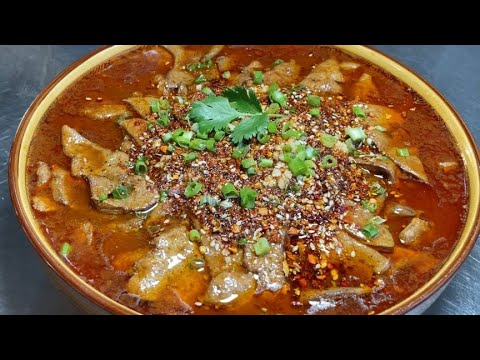 廚師長教你水煮豬肝的家常做法,步驟詳細,鮮香嫩滑下酒又下飯【留意美食】#水煮豬肝 #水煮豬肝做法 #豬肝做法