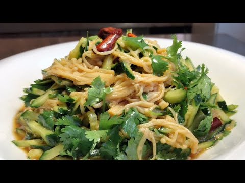 廚師長教你金針瓜絲的家常做法,步驟詳細,開胃解膩下酒又下飯【留意美食】#金針瓜絲 #金針瓜絲 #瓜