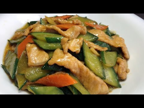 廚師長教你黃瓜炒肉片的家常做法,步驟詳細,爽脆滑嫩下酒又下飯【留意美食】#黃瓜炒肉片 #黃瓜 #肉片