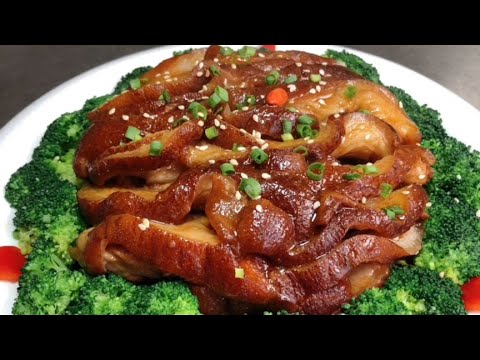 總廚教你年夜飯扣碗肘子家常做法,步驟詳細,香而不膩下酒又下飯【留意美食】#年夜飯 #扣碗肘子 #肘子做法