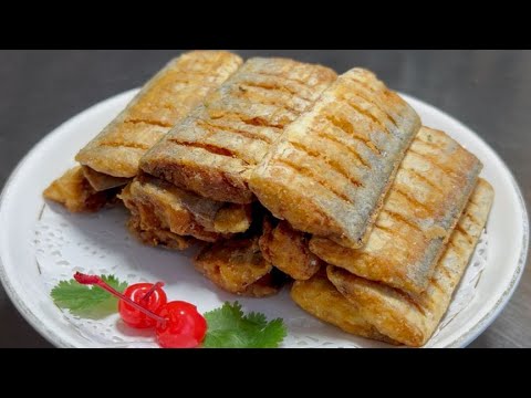 過年硬菜乾炸帶魚是放澱粉還是掛面糊?大廚教你正確做法,太香了【留意美食】#乾炸帶魚 #帶魚