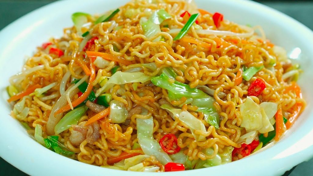 炒泡面时,切记不要用开水泡和直接下锅煮,教你一招,鲜香好吃Fried Instant Noodles Recipe