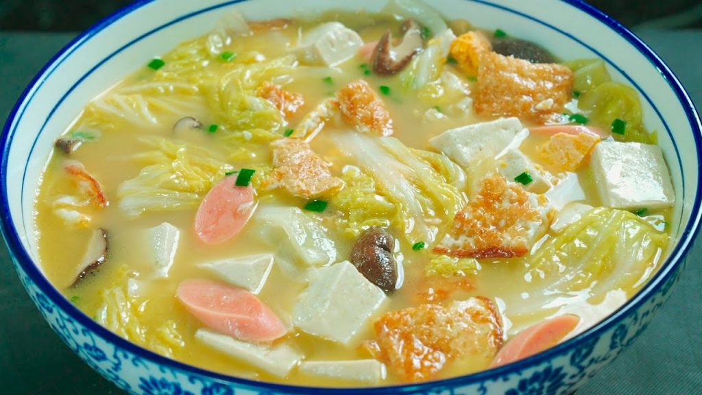 夏天要多喝三鲜豆腐汤,汤鲜味美,天天喝都不腻,营养健康又好喝Three Fresh Tofu Soup Recipe