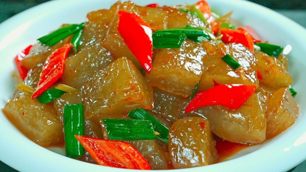 把淀粉倒进滚烫的开水中,出锅瞬间变美食,爽滑劲道Q弹,太香了Sweet Potato Starch Recipe