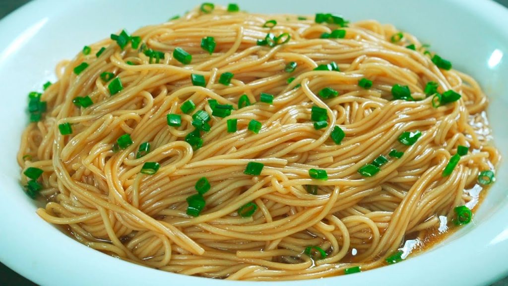 超好吃的懒人早餐面条,一周吃上7次都不腻,做一大盘都不够吃Lazy Breakfast Noodles Recipe