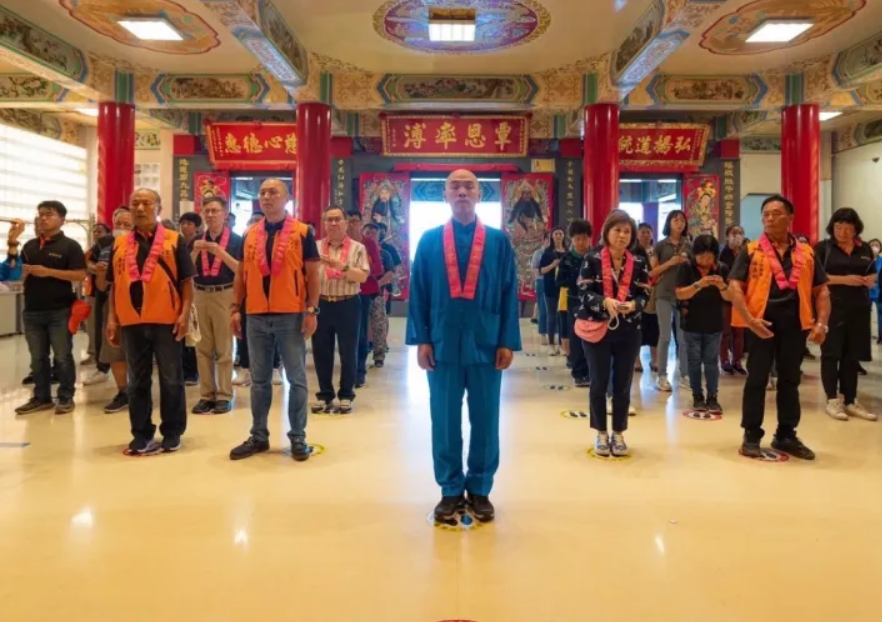 與道合真、崇法善良 台中烏日無極武恩聖宮喜迎松山慈惠堂瑤池金母分靈金尊澤披中台灣